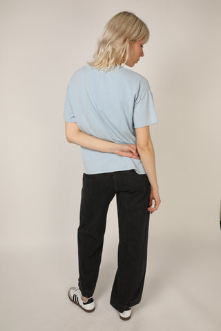 T-shirt délavé Amor col rond