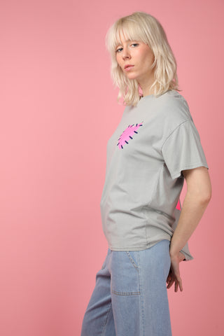 T-shirt délavé Blush col rond