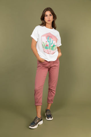 T-shirt délavé Desert Daze col rond