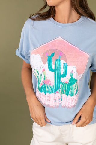 T-shirt délavé Desert Daze col rond