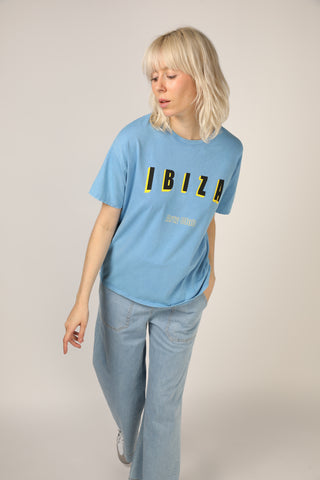 T-shirt délavé Ibiza col rond
