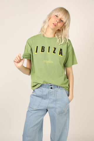T-shirt délavé Ibiza col rond