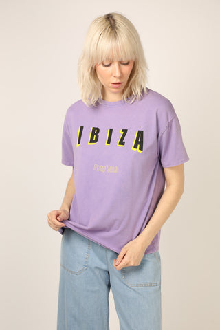 T-shirt délavé Ibiza col rond
