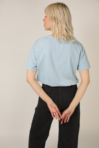 T-shirt délavé Paris col rond