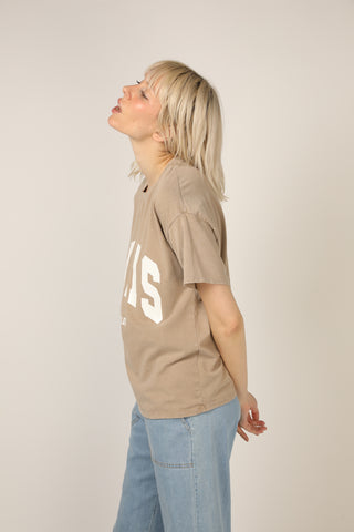 T-shirt délavé Paris col rond