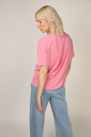 T-shirt délavé Summer Of Love col rond