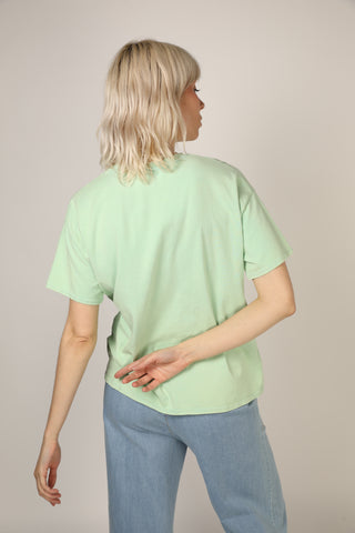 T-shirt délavé Summer Of Love col rond