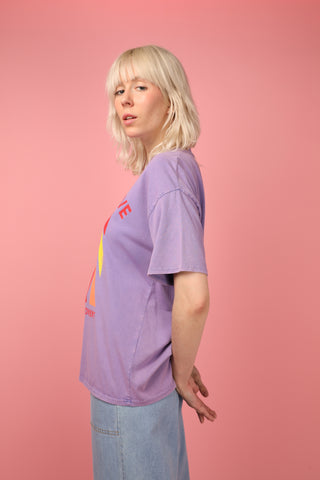 T-shirt délavé Summer Of Love col rond