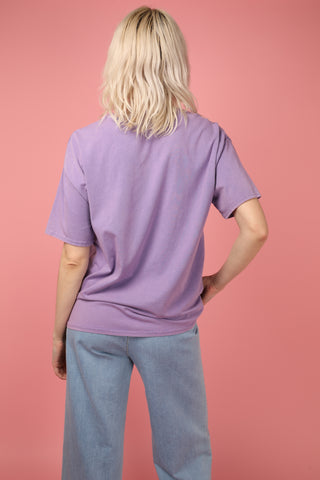 T-shirt délavé Summer Of Love col rond