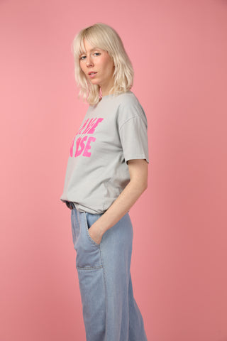 T-shirt délavé La Vie En Rose col rond