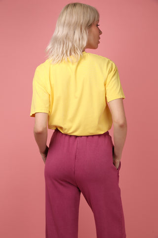 T-shirt délavé La Vie En Rose col rond