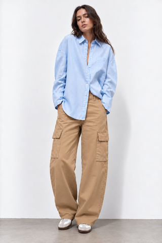 Pantalon cargo barrel