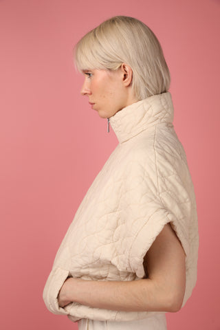 Veste matelassée manches courtes