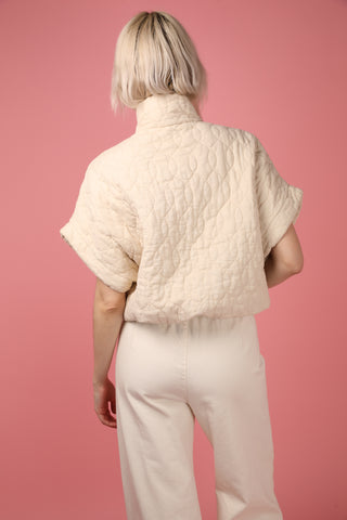 Veste matelassée manches courtes