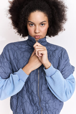 Veste matelassée manches courtes