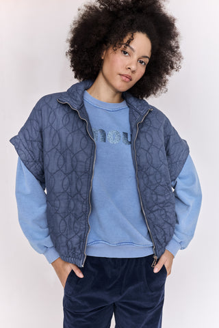 Veste matelassée manches courtes