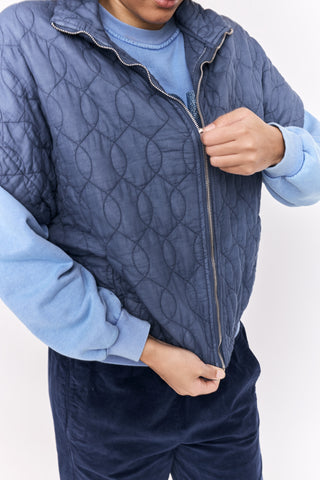 Veste matelassée manches courtes