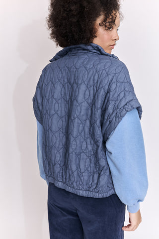 Veste matelassée manches courtes