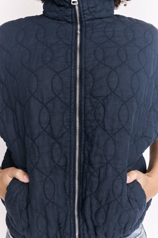 Veste matelassée manches courtes