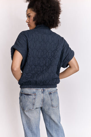 Veste matelassée manches courtes