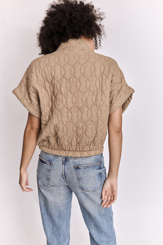 Veste matelassée manches courtes