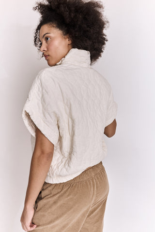 Veste matelassée manches courtes