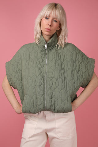 Veste matelassée manches courtes