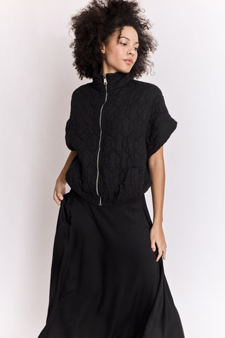 Veste matelassée manches courtes