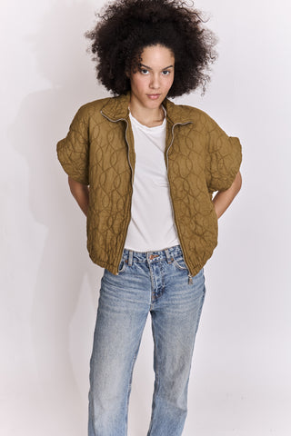 Veste matelassée manches courtes