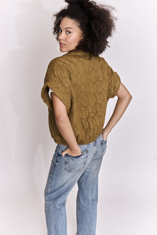 Veste matelassée manches courtes