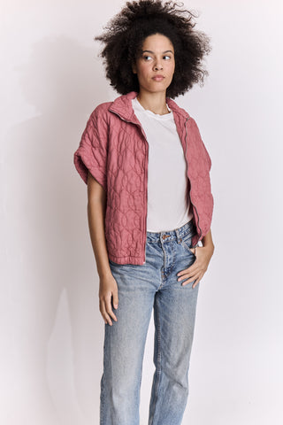 Veste matelassée manches courtes