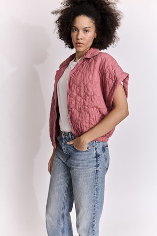 Veste matelassée manches courtes