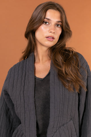 Veste matelassée manches longues