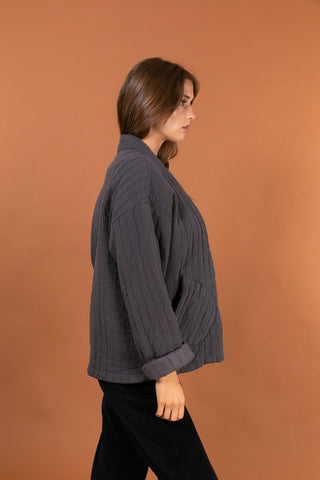 Veste matelassée manches longues