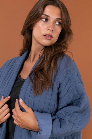 Veste matelassée manches longues