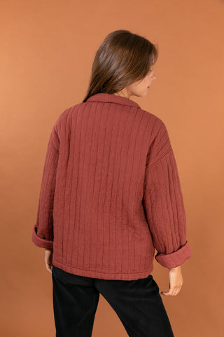 Veste matelassée manches longues