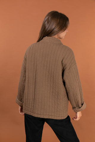 Veste matelassée manches longues