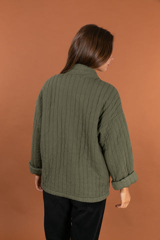 Veste matelassée manches longues