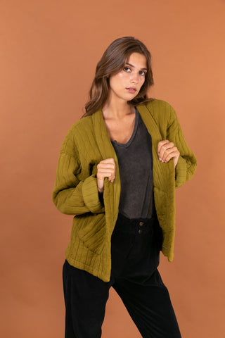 Veste matelassée manches longues