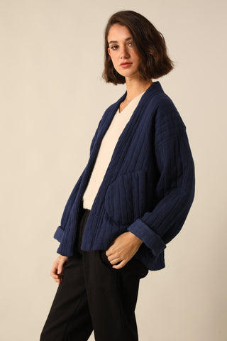 Veste matelassée manches longues