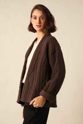 Veste matelassée manches longues