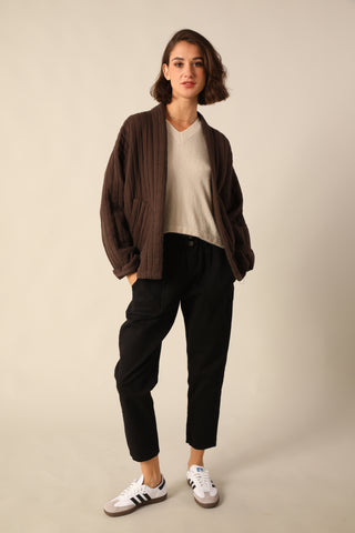 Veste matelassée manches longues