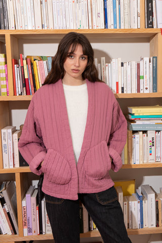 Veste matelassée manches longues