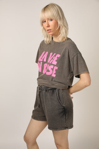Short délavé