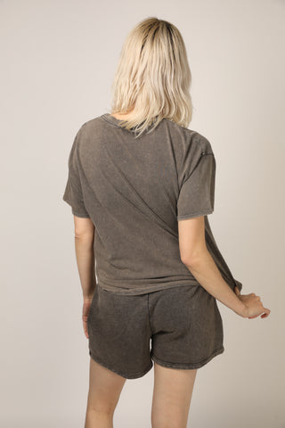 Short délavé