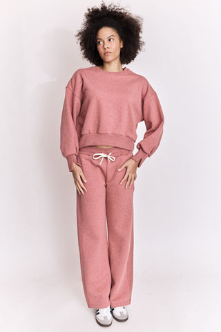 Sweatshirt uni en coton