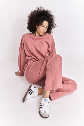 Sweatshirt uni en coton