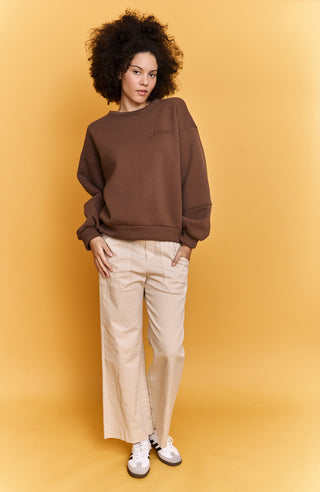 Sweatshirt molletonné Amour