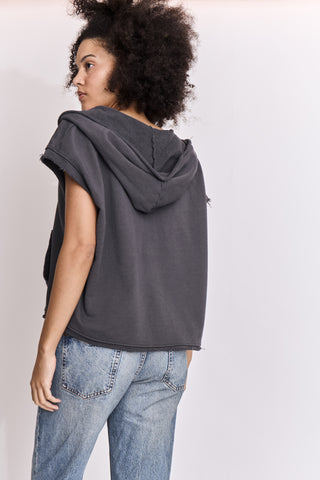 Sweatshirt loose à capuche Arty Club