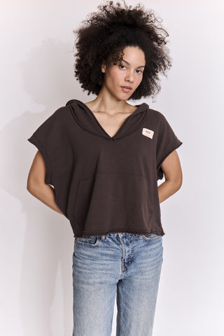 Sweatshirt loose à capuche Arty Club